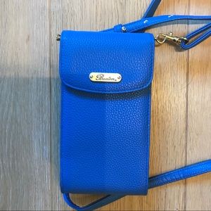 Button cell phone bag